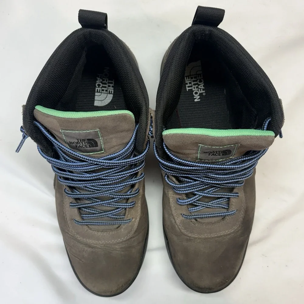 The North Face Men's DryVent Waterproof Winter Boots Tan Suede Sz 9 Larimer Mid